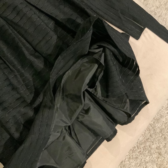 Tommy Hilfiger Black 6 Sleeveless, A line, Belted Dress LBD Normcore Scandi - Picture 5 of 8